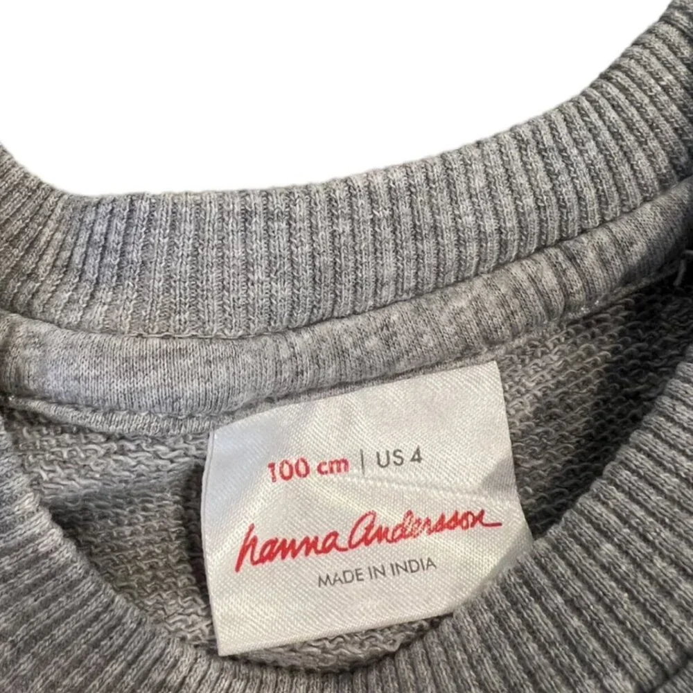 Hanna Andersson Sz 100 (4) Hello Sunshine Rainbow Stripe Dress
